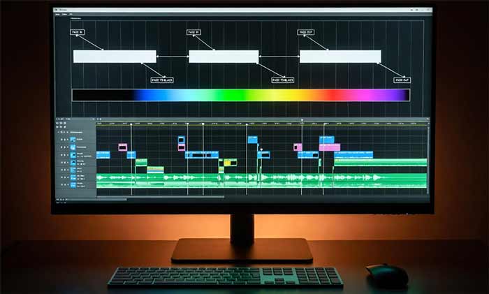 پریمیر تنظیم رنگ